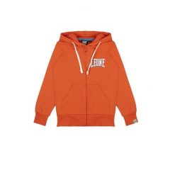 Bluza z bawełna z kaptur na czas wolny na co dzień. Brązowe bluzy damskie LEONE 1947 APPAREL, bez wzorów, z bawełny, sportowe, bez ramiączek, bez kaptura. W wyprzedaży za 82.10 zł.