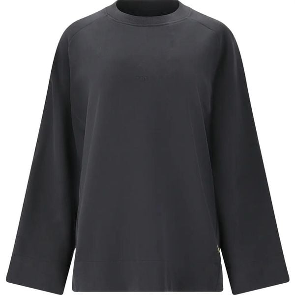 Bluza damska SOS Ramiu. Czarne bluzy damskie SOS, l, bez wzorów, z bawełny, biznesowe, bez ramiączek, bez kaptura. Za 338.70 zł.