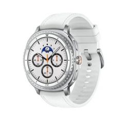 Zegarek Samsung Galaxy Watch 8 Classic 1,3 cala Srebrny. Szare, cyfrowe zegarki męskie SAMSUNG, bez wzorów, srebrne. Za 2,237.55 zł.