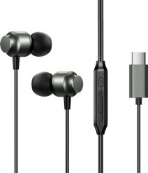 Słuchawki Joyroom Słuchawki dokanałowe Joyroom JR-EC06 USB-C szare. Szare słuchawki dokanałowe Joyroom. Za 36.68 zł.