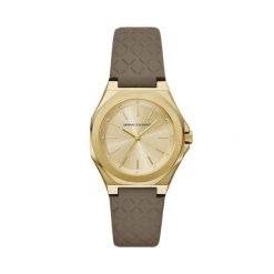 Zegarek Armani Exchange. Brązowe zegarki męskie Armani Exchange, bez wzorów. Za 969.99 zł.