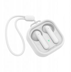 Słuchawki Somostel Słuchawki bluetooth douszne biały 25mAh×2 / 200mAh SMS-J41 (35562). Białe słuchawki bezprzewodowe NoName. Za 46.15 zł.