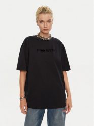 Miss Sixty T-Shirt 6L2SJ2120000 Czarny Relaxed Fit. Czarne t-shirty damskie Miss Sixty, l, bez wzorów, z bawełny, bez kołnierzyka, bez ramiączek. Za 159.99 zł.