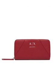 Armani Exchange Portfel XW000359 AF26569 U5102 Czerwony. Czerwone portfele damskie Armani Exchange, ze skóry. Za 404.99 zł.