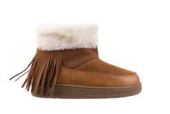 Śniegowce Bayla-158 17087 Cognac, Brąz, Skóra naturalna - 37. Brązowe śniegowce damskie Bayla, ze skóry, bez zapięcia. W wyprzedaży za 134.10 zł.