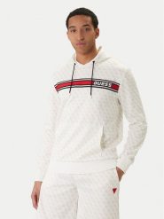 Guess Bluza Z4BQ30 K7122 Écru Regular Fit. Bluzy męskie Guess, m, z aplikacjami, z syntetyku, bez ramiączek, bez kaptura. Za 479.99 zł.