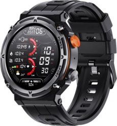 Smartwatch Rubicon RNCF25 Czarny (RNCF27). Czarne zegarki smartwatch Rubicon, bez wzorów. Za 103.99 zł.