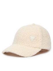 Guess Czapka z daszkiem V6YZ06 W3269 Kremowy. Białe czapki damskie Guess, z aplikacjami, z poliesteru. Za 174.99 zł.