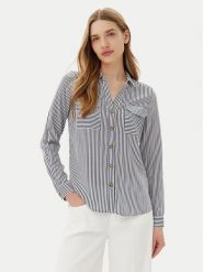 Vero Moda Koszula Bumpy 10275283 Granatowy Regular Fit. Niebieskie koszule damskie Vero Moda, xl, bez wzorów, z wiskozy, bez kołnierzyka, bez ramiączek. Za 89.99 zł.