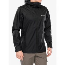 Kurtka przeciwdeszczowa męska Columbia Inner Limits III Jacket. Czarne kurtki męskie Columbia, m, bez wzorów, sportowe, bez kaptura. Za 419.00 zł.