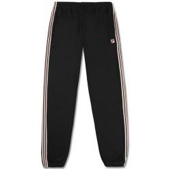 Spodnie dresowe Fila Biella Regular. Czarne spodnie sportowe męskie Fila, m, bez wzorów, z dresówki. Za 349.60 zł.