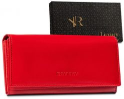 Portfel skórzany Rovicky R-RD-35-GCL Red czerwony. Czerwone portfele damskie ROVICKY, ze skóry. Za 85.99 zł.