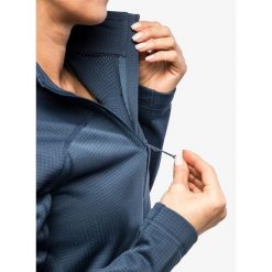 Bluza polarowa damska Fjallraven Abisko Lite Fleece Half Zip. Niebieskie bluzy damskie Fjällräven, s, bez wzorów, z polaru, sportowe, bez ramiączek, bez kaptura. Za 361.99 zł.