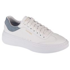Buty sportowe Sneakersy damskie, Skechers Cordova Classic – Best Behavior. Białe obuwie sportowe damskie Skechers, bez wzorów, bez zapięcia, trekkingowe. Za 279.99 zł.