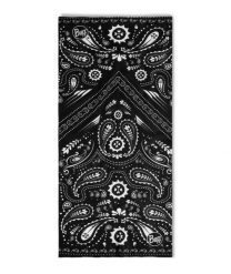 Chusta Buff Original EcoStretch. Czarne szaliki męskie Buff, bez wzorów, z elastanu. Za 135.50 zł.