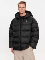 Calvin Klein Jeans Kurtka puchowa J30J324077 Czarny Relaxed Fit. Czarne kurtki męskie Calvin Klein Jeans, m, bez wzorów, z jeansu, bez kaptura. Za 879.99 zł.