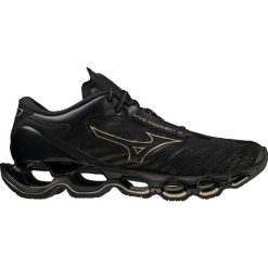 Buty sportowe Mizuno Wave Prophecy 12 czarne męskie. Czarne buty sportowe męskie Mizuno, bez wzorów, z materiału, bez zapięcia, do biegania, mizuno wave. W wyprzedaży za 762.85 zł.