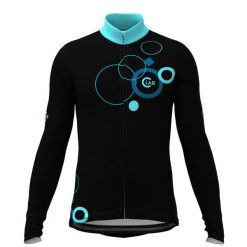 Zimowa koszulka z długim rękawem ORDINO Galaxy czarno-niebieska. Czarne bluzy męskie C-LAB, na zimę, l, bez wzorów, sportowe, bez ramiączek, bez kaptura. W wyprzedaży za 335.42 zł.