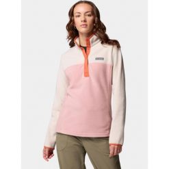 Sweter Damski Columbia Benton Springs 1/2 Snap II. Czerwone swetry nierozpinane damskie Columbia, bez wzorów, z materiału, sportowe, bez kołnierzyka, bez ramiączek. Za 219.00 zł.