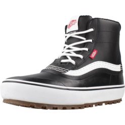 Buty VANS MTE STANDARD MID WATERPROOF Czarny. Czarne buty zimowe męskie Vans, bez wzorów, ze skóry, bez obcasa, bez zapięcia. Za 743.04 zł.