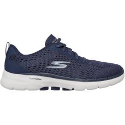 Adidasy Skechers Go Walk 6-bold Visio, Kobiety. Niebieskie obuwie sportowe damskie Skechers, bez wzorów, bez zapięcia. Za 490.00 zł.