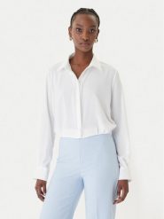 Rinascimento Koszula CFC0127372003 Biały Regular Fit. Białe koszule damskie Rinascimento, xl, bez wzorów, z syntetyku, bez kołnierzyka, bez ramiączek. Za 299.99 zł.