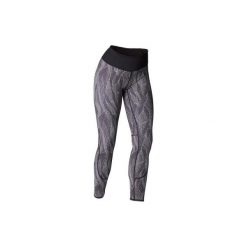 Legginsy dwustronne do dynamicznej jogi. Czarne legginsy damskie DOMYOS, bez wzorów, z elastanu. W wyprzedaży za 109.99 zł.