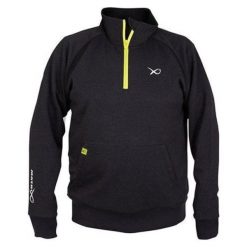 Bluza Męska Wędkarska Matrix Minimal Sweater Marl+Lime. Czarne bluzy męskie FISH MATRIX, m, bez wzorów, sportowe, bez ramiączek, bez kaptura. Za 208.99 zł.