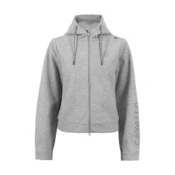 Bluza damska z kapturem Cavallo Cavalrabi. Szare bluzy damskie CAVALLO, bez wzorów, eleganckie, bez ramiączek, z kapturem. Za 349.00 zł.