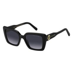 MARC JACOBS MARC 733/S 807 Okulary przeciwsłoneczne dla kobiet, rozmiar 52 mm. Czarne okulary przeciwsłoneczne damskie Marc Jacobs, prostokątne. Za 666.20 zł.