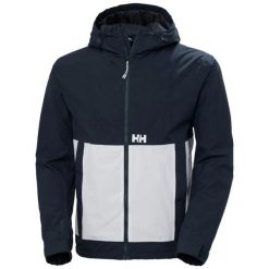 Kurtka wodoodporna Helly Hansen Rig. Niebieskie kurtki męskie Helly Hansen, m, bez wzorów, z poliesteru, bez kaptura. Za 724.00 zł.