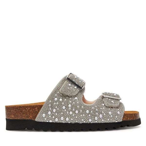 Klapki Grünland. Szare klapki damskie Grünland, bez wzorów, bez obcasa, bez zapięcia. Za 179.99 zł.