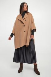 Płaszcz damski wełniany Contore MARELLA. Płaszcze damskie Marella, m, bez wzorów, z wełny, bez kołnierzyka, bez kaptura. Za 2,179.00 zł.