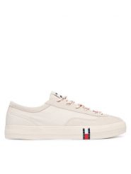 Tommy Hilfiger Tenisówki Archive Y2K EN0EN03047 Beżowy jasny. Brązowe trampki i tenisówki damskie Tommy Hilfiger, bez wzorów, z materiału, bez zapięcia. Za 369.99 zł.