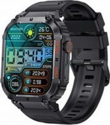 Smartwatch GlacierX Echo Select Czarny. Czarne zegarki smartwatch GlacierX, bez wzorów. Za 169.00 zł.