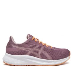 Buty do biegania Asics. Fioletowe obuwie sportowe damskie Asics, bez wzorów, bez zapięcia, do biegania. Za 269.99 zł.