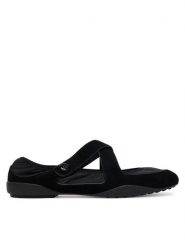 Tory Burch Baleriny Romy Sport Mary Jane 178301 Czarny. Czarne balerinki damskie Tory Burch, bez wzorów, ze skóry, sportowe, bez obcasa, bez zapięcia. Za 1,419.00 zł.