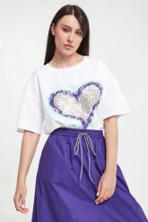 BLUZKA SUZANE ECRU M - Flawless. Bluzki damskie Flawless, m, bez wzorów, z dresówki, biznesowe, bez kołnierzyka, bez ramiączek. Za 197.00 zł.