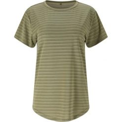 Damska koszulka w paski Whistler Skylon. Zielone bluzki damskie Whistler, bez wzorów, sportowe, bez kołnierzyka, bez ramiączek. Za 165.50 zł.