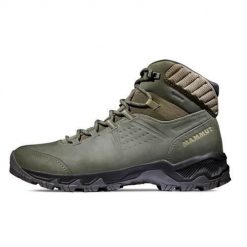 Buty trekkingowe męskie Mammut Mercury Iv Mid Gtx. Zielone buty zimowe męskie Mammut, z materiału, za kostkę, bez zapięcia. Za 998.00 zł.