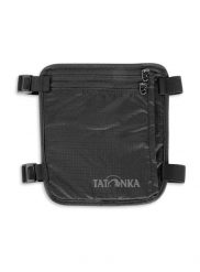 Saszetka Tatonka Skin Secret Pocket - black. Czarne saszetki i nerki męskie Tatonka, bez wzorów, z materiału. Za 73.99 zł.