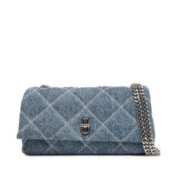 Torebka Marc Jacobs. Niebieskie torebki do ręki damskie Marc Jacobs, bez wzorów, bez dodatków. Za 1,239.00 zł.