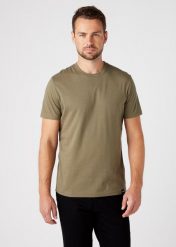 WRANGLER SS 2 PACK TEE MĘSKI T-SHIRT KOSZULKA DWUPAK DUSTY OLIVE W7BADHX45 112146280. Zielone t-shirty męskie Wrangler, m, bez wzorów, bez kołnierzyka, bez ramiączek. Za 119.99 zł.