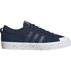 Adidas Originals Nizza Tenisówki Niebieski. Niebieskie trampki męskie adidas Originals, bez wzorów, z materiału, bez zapięcia. Za 292.95 zł.