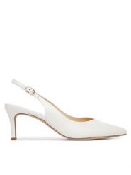 HÖGL Szpilki 0-186205-03000 Biały. Białe szpilki damskie HÖGL, bez wzorów, ze skóry, bez obcasa, na szpilce, bez zapięcia. Za 849.99 zł.