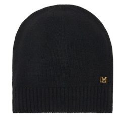 Czapka Marciano Guess. Czarne czapki damskie Marciano Guess, na zimę, z aplikacjami. Za 219.99 zł.