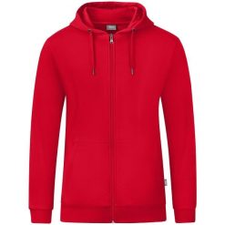 Kurtka Jako Organic. Czerwone kurtki męskie Jako, m, bez wzorów, z bawełny, biznesowe, z kapturem. Za 366.00 zł.