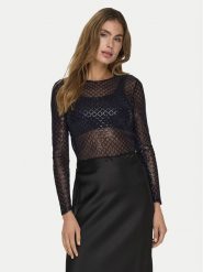 JDY Bluzka Hubby 15336986 Czarny Regular Fit. Czarne bluzki damskie JDY, xs, bez wzorów, z syntetyku, bez kołnierzyka, bez ramiączek. Za 69.99 zł.
