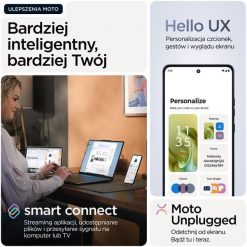 Smartfon Motorola moto g86 5G 16,9 cm (6.67") Dual SIM Android 15 USB Type-C 8 GB 256 GB 5200 mAh Ciemny Niebieski. Niebieskie smartfony Motorola. Za 1,122.65 zł.