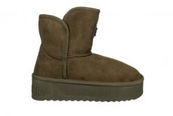 Śniegowce D Franklin Nordic V2 Basic Low Olive Night 206011, Zielony, Materiał - 40. Zielone śniegowce damskie D.Franklin, z gumy, za kostkę, bez zapięcia. W wyprzedaży za 179.10 zł.